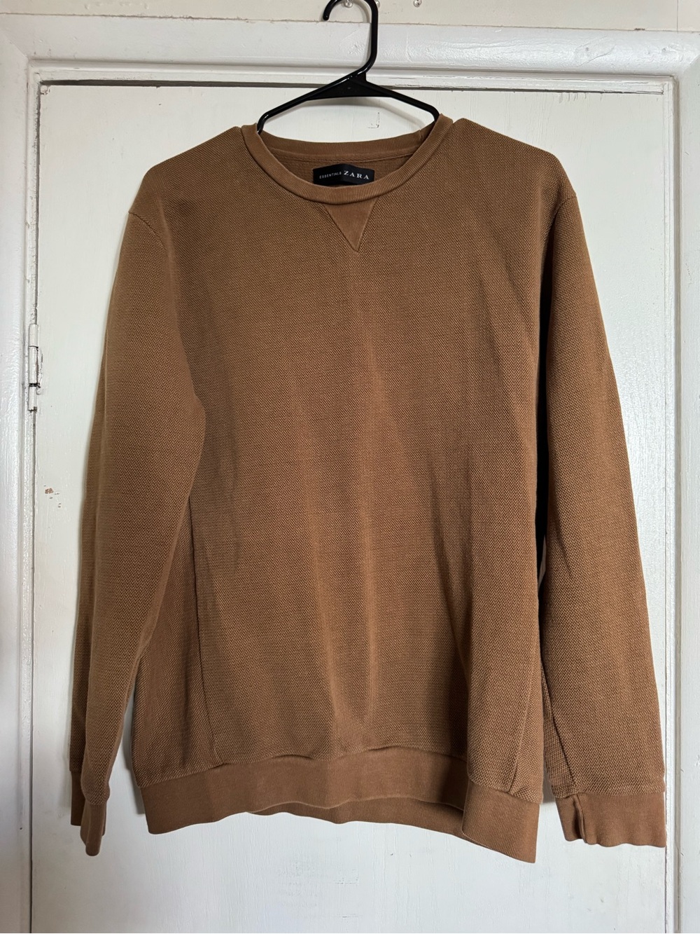 Zara Brown Crewneck Sweater